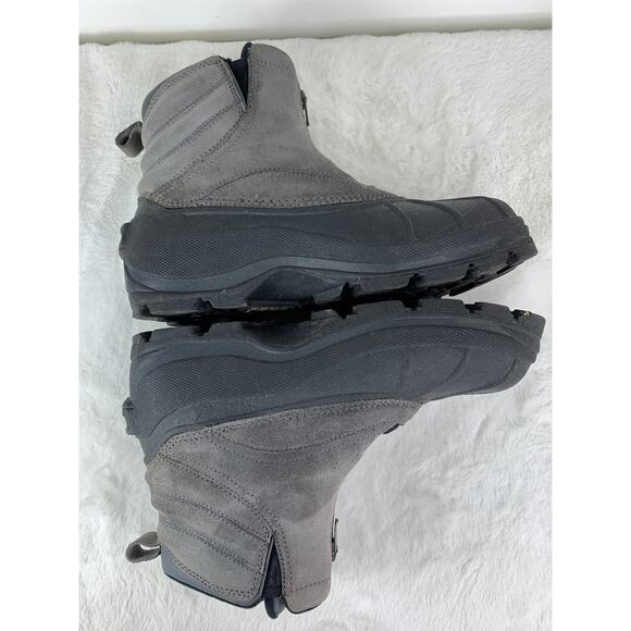 Sorel Men's Gray Leather Barn Zip Boot Thinsulate Size 9 - Picture 4 of 8